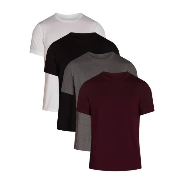 George Men's 5-Pack Crewneck Tee with Short Sleeve